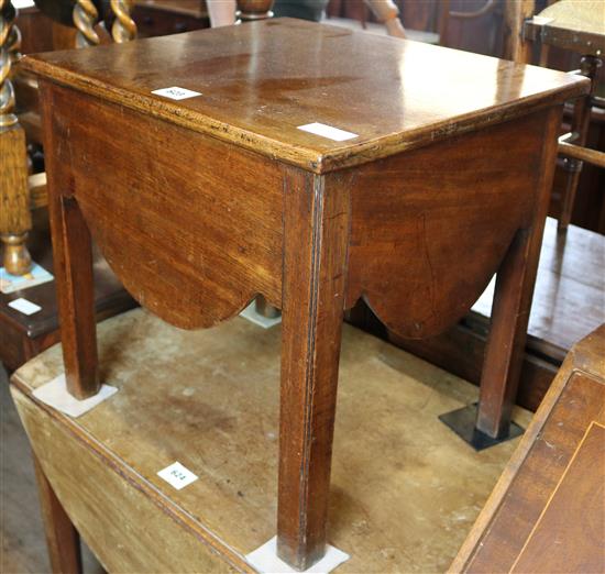 A mahogany commode